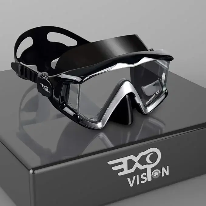 Adult Pano 3 Window Scuba Diving Mask