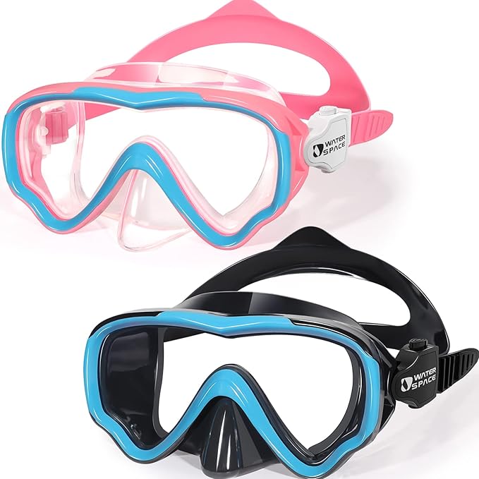 Water Space - Kids Swimming Goggles -Anti-Shattered Lens with UV Protection